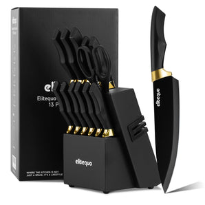 Elitequo Knife Block Set Night Flash