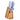 ELITEQUO Taro Purple 8 Piece Knife Set with Natural Wood Block