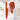 ELITEQUO Amber 9 Piece Knife Set with White Block
