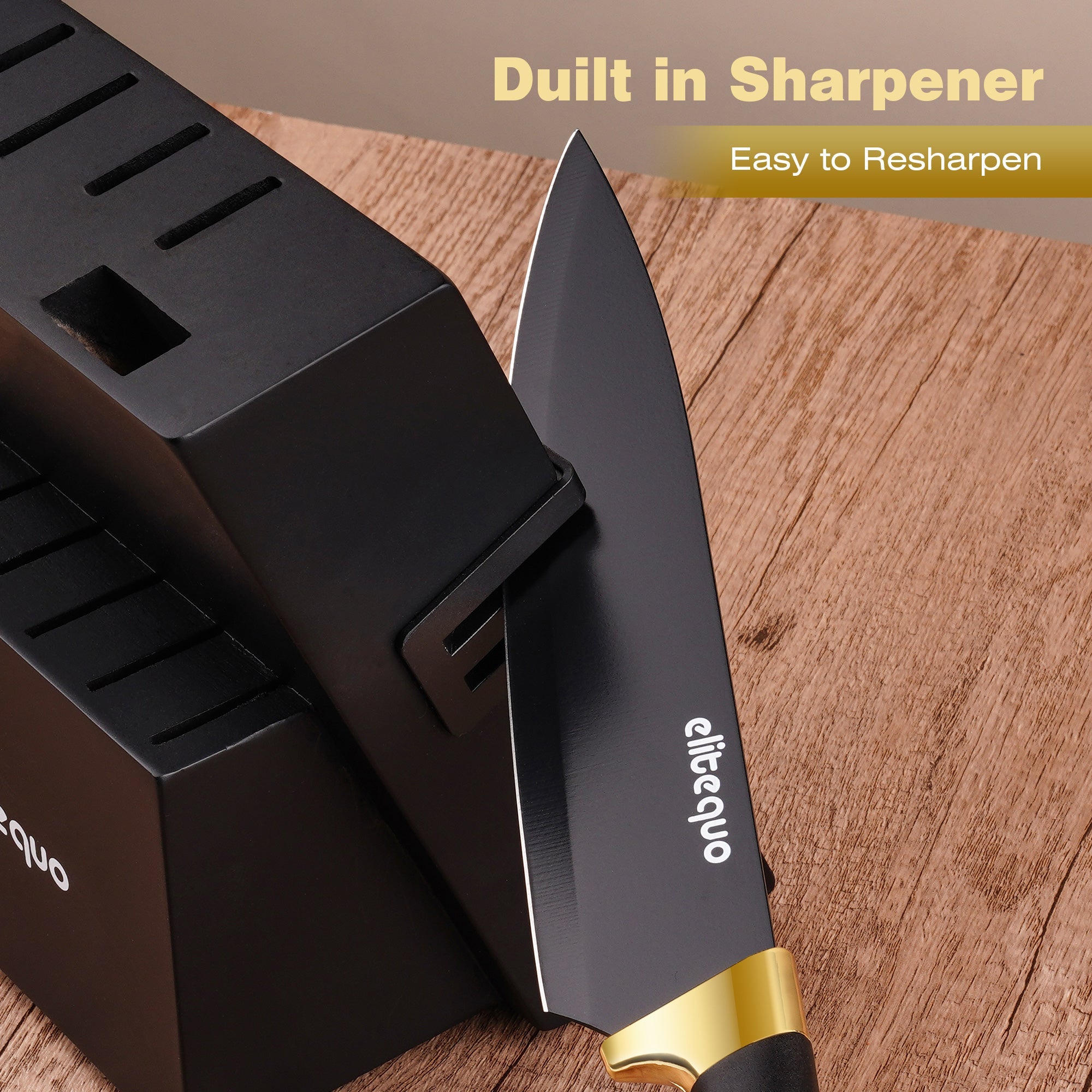 self sharpening knife set
