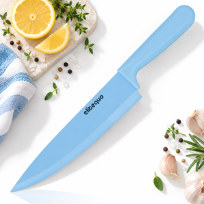 ELITEQUO Skyline Glow 8 Inch Chef Knife
