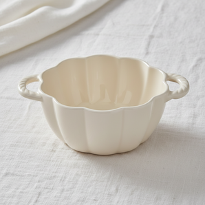 Pumpkin Bowl 7.9" | Beige