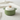 Green Vertical Striped Casserole Pot | 2.6L Stoneware Pot with Lid