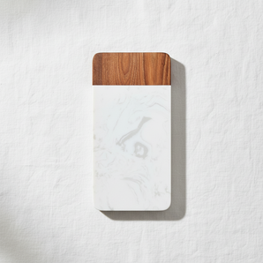 Rectangular Acacia and Marble Cheese Board