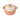 Korean-Style Ceramic Casserole Pot | Peach Stoneware Pot with Lid, 2.6L